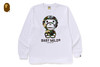 Picture No.1 of BAPE 1ST CAMO CRAZY BABY MILO LS TEE 2L30-111-001
