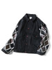 Picture No.1 of KAPITAL 11.5Oz Black x Black Denim Hippy Crochet Sleeve 1ST JKT K2503LJ030