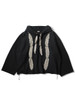 Picture No.2 of KAPITAL Fleece Feather Cord Catfish Hood Sweatshirt (Feather pt) K2403LC031EK-1737LC