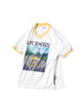 Picture No.2 of KAPITAL 20/- Jersey V-neck Ringer T-shirt (LIFE SCHERZO ROAD SIGN PAINTER Pt) K2503SC119