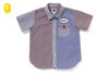 Picture No.1 of BAPE MULTI CHECK ONE POINT SS SHIRT 2L30-332-004