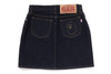 Picture No.2 of BAPE APE HEAD EMBROIDERY 12 OZ DENIM SKIRT 1L80-254-001