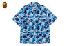 Picture No.1 of BAPE ABC CAMO OPEN COLLAR SS SHIRTS 1L30-132-007