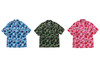 Picture No.10 of BAPE ABC CAMO OPEN COLLAR SS SHIRTS 1L30-132-007