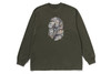Picture No.6 of BAPE TREE EDGE CAMO APE HEAD RELAXED FIT LS TEE 1L80-111-305