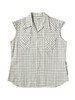Picture No.2 of KAPITAL Cotton Linen Soccer Check Love-ly Western Shirt K2504SS144