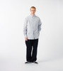 Picture No.4 of nanamica nanamica Regular Collar Stripe Wind Shirt SUGF362 8148