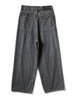 Picture No.3 of KAPITAL 14Oz Black Denim Port Baggy Pants EK-1645LP