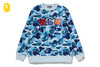 Picture No.3 of BAPE ABC CAMO SHARK CREWNECK SWEATSHIRT 1L80-613-001