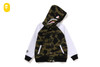 Picture No.1 of BAPE 1ST CAMO SHARK HOODIE SWEAT VARSITY JACKET 1L80-340-002