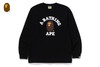Picture No.3 of BAPE COLLEGE LS TEE 1L80-111-001