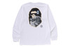 Picture No.2 of BAPE MOON APE HEAD OLD PHOTO L/S TEE 1L70-111-002