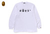 Picture No.1 of BAPE WRINKLE BAPE LOGO RELAXED FIT LS TEE 1L80-111-308