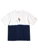 Picture No.1 of KAPITAL 20/- Jersey IDG Hand-Dyed Crew T-Shirt (Ice Fishing pt) K2509SC030
