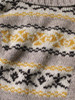Picture No.9 of KAPITAL 3G Yellowknife Fair Isle High Neck Bib Poncho K2510XG535