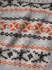Picture No.10 of KAPITAL 3G Yellowknife Fair Isle High Neck Bib Poncho K2510XG535