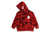 Picture No.8 of BAPE COLOR CAMO APE HEAD RELAXED FIT PULLOVER HOODIE 1L80-314-001