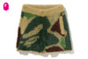 Picture No.1 of BAPE ABC CAMO LONG FUR JACQUARD SHORTS 1L80-253-306