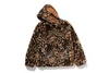 Picture No.2 of BAPE WILD LEOPARD PATTERN FAUX FUR SHARK FULL ZIP JACKET 1L80-141-304