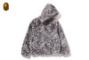 Picture No.10 of BAPE WILD LEOPARD PATTERN FAUX FUR SHARK FULL ZIP JACKET 1L80-141-304