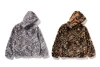 Picture No.19 of BAPE WILD LEOPARD PATTERN FAUX FUR SHARK FULL ZIP JACKET 1L80-141-304