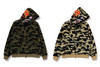 Picture No.11 of BAPE 1ST CAMO 2ND SHARK BOA HOODIE JACKET 1L70-140-019