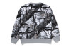 Picture No.5 of BAPE TREE EDGE CAMO COLLEGE RELAXED FIT CREWNECK SWEATSHIRT #2 1L80-113-003