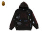 Picture No.1 of BAPE ALLOVER PRINT RELAXED FIT PULLOVER HOODIE 1L80-114-307