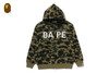 Picture No.4 of BAPE 1ST CAMO BAPE LOGO RHINESTONE RELAXED FIT FULL ZIP HOODIE 1L80-115-310