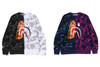 Picture No.7 of BAPE COLOR CAMO TIGER SHARK CREWNECK SWEATSHIRT 1L80-113-009