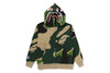 Picture No.8 of BAPE MEGA ABC CAMO DOUBLE SHARK RELAXED FIT FULL ZIP HOODIE 1L80-115-306