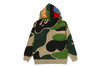 Picture No.9 of BAPE MEGA ABC CAMO DOUBLE SHARK RELAXED FIT FULL ZIP HOODIE 1L80-115-306