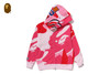 Picture No.11 of BAPE MEGA ABC CAMO DOUBLE SHARK RELAXED FIT FULL ZIP HOODIE 1L80-115-306