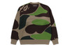 Picture No.2 of BAPE MEGA ABC CAMO KNIT CREWNECK SWEATSHIRT 1L80-120-301
