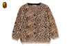 Picture No.1 of BAPE WILD LEOPARD PATTERN SHAGGY CARDIGAN 1L80-120-001