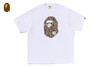 Picture No.1 of BAPE WILD LEOPARD PATTERN APE HEAD RELAXED FIT TEE 1L80-110-306