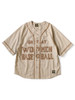 Picture No.2 of KAPITAL GREAT WOMEN Baseball Shirt With Thin Wool Stripes K2509SS047