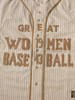 Picture No.6 of KAPITAL GREAT WOMEN Baseball Shirt With Thin Wool Stripes K2509SS047