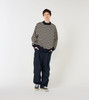Picture No.3 of nanamica nanamica Mock Neck Stripe Sweater S26SJ006 8395