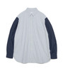 Picture No.3 of nanamica nanamica Button Down Stripe Storm Shirt S26SG081 8496