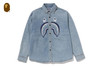 Picture No.1 of BAPE SHARK LIGHT DENIM LS SHIRT 1M30-131-304