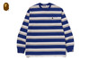 Picture No.7 of BAPE STRIPE ONE POINT RELAXED FIT POCKET LS TEE 1M30-111-304