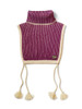 Picture No.4 of KAPITAL 5G Wool High Neck Striped Bib Poncho K2511XG560