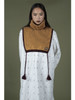 Picture No.12 of KAPITAL 5G Wool High Neck Striped Bib Poncho K2511XG560