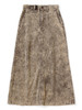 Picture No.1 of KAPITAL 14W Corduroy Boogie Day High-Waist Maxi Skirt (Dirty Dyed) K2509SK088