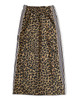 Picture No.3 of KAPITAL Smooth Jersey Leopard Print Stuntman & Woman Skirt EK-1845SK