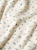 Picture No.7 of KAPITAL Waffle Jersey Small Flower Print Half Zip Crop Long Tee K2509LC055
