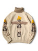 Picture No.1 of KAPITAL 5G Wool PECKISH Totem Pole High Neck Sweater K2510KN092