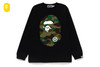 Picture No.5 of BAPE 1ST CAMO BIG APE HEAD LS TEE 1M30-611-015
