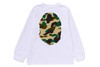 Picture No.2 of BAPE 1ST CAMO BIG APE HEAD LS TEE 1M30-311-015